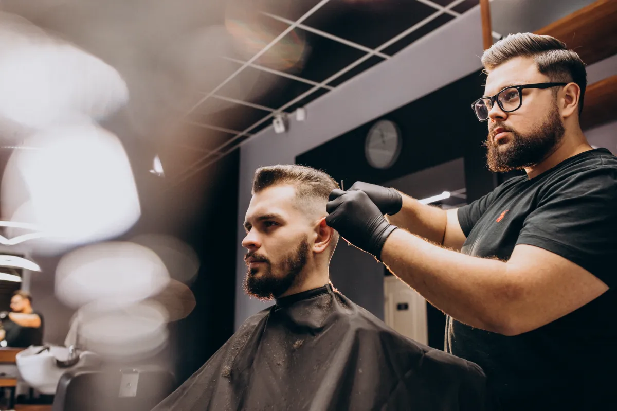 Barbershop using GlamUP for online booking